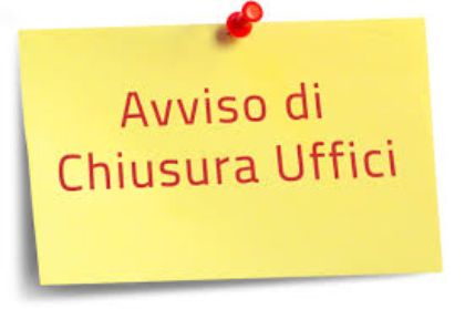 Avviso-chiusura-uffici-comunali - Lunedì 1 Settembre