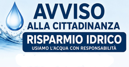 Ordinanza-Sindacale-n. 38/2026 - Risparmio idrico e limitazioni uso acqua potabile