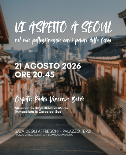 Vi aspetto a Seoul