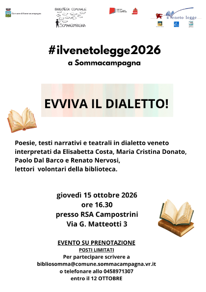 Il Venetolegge2026 - Evviva il dialetto!