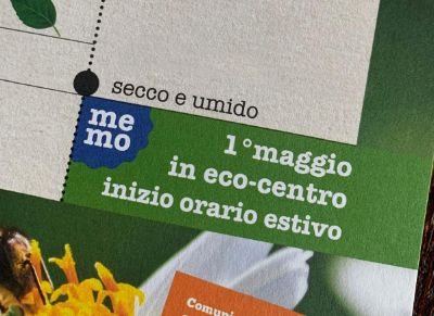 Immagine orari estivi ecocentri