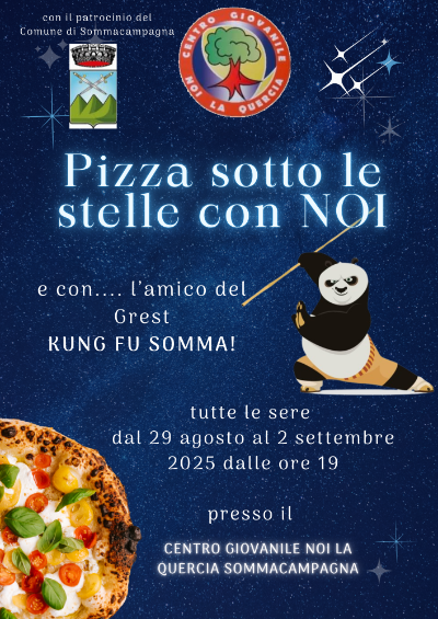 Pizza sotto le stelle