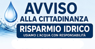 2026 Immagine risparmio idrico
