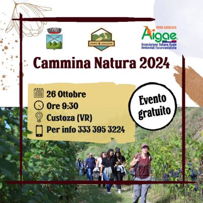 Locandina Cammina Natura 2024