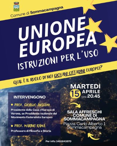Locandina Unione Europea