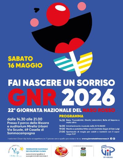 Locandina giornata del naso rosso