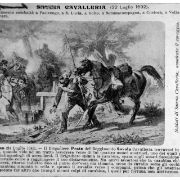 196 - Cartolina Sommacampagna  24.7.1848 Savoia Cavalleria