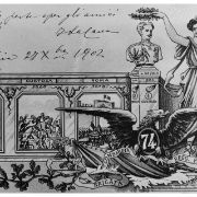 207 - Cartolina commemorativa 27.10.1902 - Brigata Lombardia 74° Reggimento Fanteria