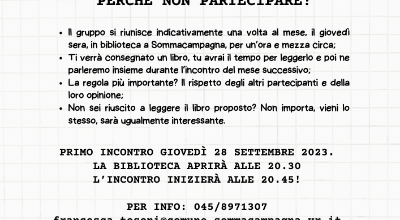 Gruppi di lettura Gruppi di lettura