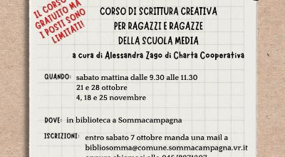 Corso di scrittura creativa per ragazzi/e Corso di scrittura creativa per ragazzi/e