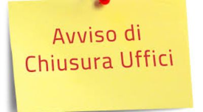 Immagine Avviso chiusura uffici