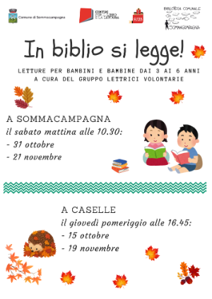 2026 IN BIBLIO SI LEGGE - 3-6  AUTUNNO 2026