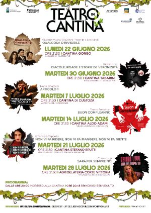 Locandina generale Teatro in cantina